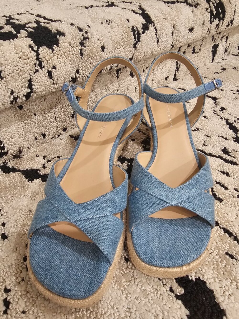 Stuart Weitzman Miami Espadrille Wedge Sandal - Picture 7 of 8